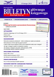 : Biuletyn Głównego Księgowego - e-wydanie – 4/2013