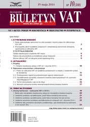 : Biuletyn VAT - e-wydanie – 10/2014