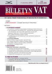 : Biuletyn VAT - e-wydanie – 11/2014
