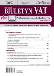 : Biuletyn VAT - e-wydanie – 13-14/2014