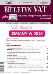 : Biuletyn VAT - e-wydanie – 22/2014