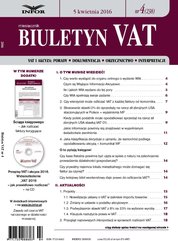 : Biuletyn VAT - e-wydanie – 4/2016