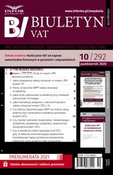 : Biuletyn VAT - e-wydanie – 10/2020