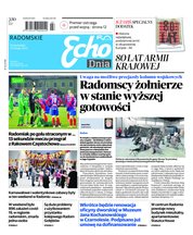 : Echo Dnia - Radomskie - e-wydanie – 36/2022