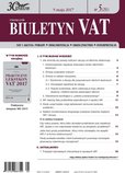 : Biuletyn VAT - 5/2017