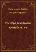 Historya powszechna Kościoła. T. 5-6 - ebook