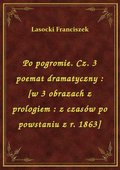 Po pogromie. Cz. 3 poemat dramatyczny : [w 3 obrazach z prologiem : z czasów po powstaniu z r. 1863] - ebook