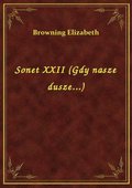Sonet XXII (Gdy nasze dusze...) - ebook