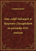 Stan szkół ludowych w Księstwie Cieszyńskiem na początku XIX. stulecia - ebook