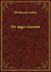 : Do mego cicerone - ebook