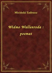 : Widmo Wallenroda : poemat - ebook