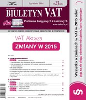 : Biuletyn VAT - e-wydanie – 23/2014