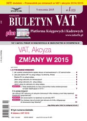 : Biuletyn VAT - e-wydanie – 1/2015