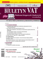 : Biuletyn VAT - e-wydanie – 4/2015