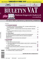 : Biuletyn VAT - e-wydanie – 5/2015
