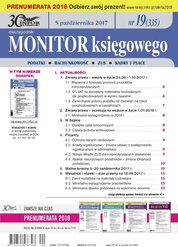 : Monitor Księgowego - e-wydanie – 19/2017