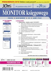 : Monitor Księgowego - e-wydanie – 20/2017