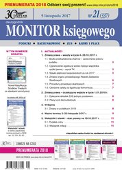: Monitor Księgowego - e-wydanie – 21/2017