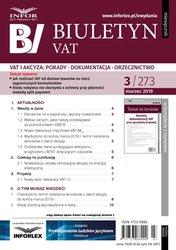 : Biuletyn VAT - e-wydanie – 3/2019