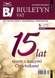 : Biuletyn VAT - e-wydanie – 5/2019