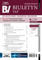 : Biuletyn VAT - e-wydanie – 6/2019
