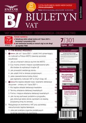 : Biuletyn VAT - e-wydanie – 7/2021