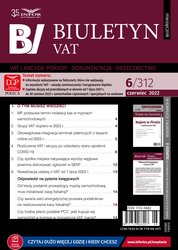 : Biuletyn VAT - e-wydanie – 6/2022