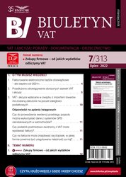: Biuletyn VAT - e-wydanie – 7/2022
