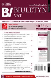 : Biuletyn VAT - e-wydanie – 10/2022
