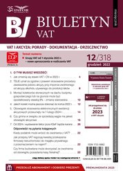: Biuletyn VAT - e-wydanie – 12/2022