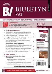 : Biuletyn VAT - e-wydanie – 1/2023