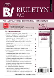 : Biuletyn VAT - e-wydanie – 4/2023